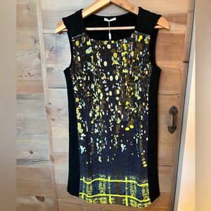 Lavand stylish black and green/yellow accents Women's Dress